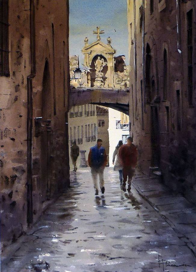 «Extremadura es un paraíso para pintar, hay mucho contraste»