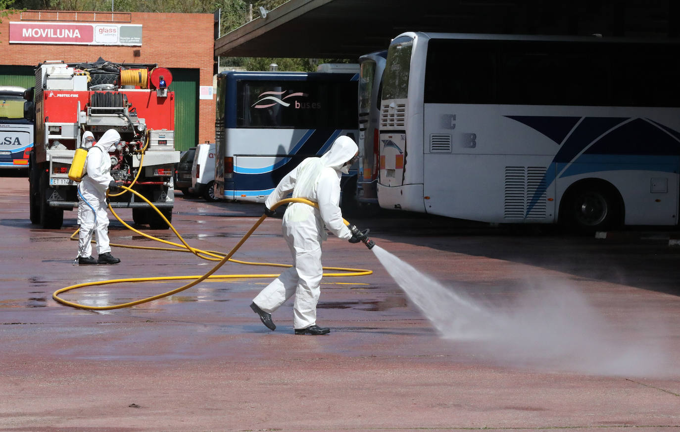 La UME llega a Mérida para limpiar y desinfectar las estaciones de tren y bus