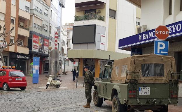 El despliegue militar de la Brigada Extremadura llega hoy a Villa del Campo y Valencia de Alcántara