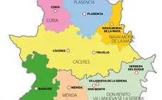 Badajoz y Llerena-Zafra son las áreas de salud mejor situadas para la transición
