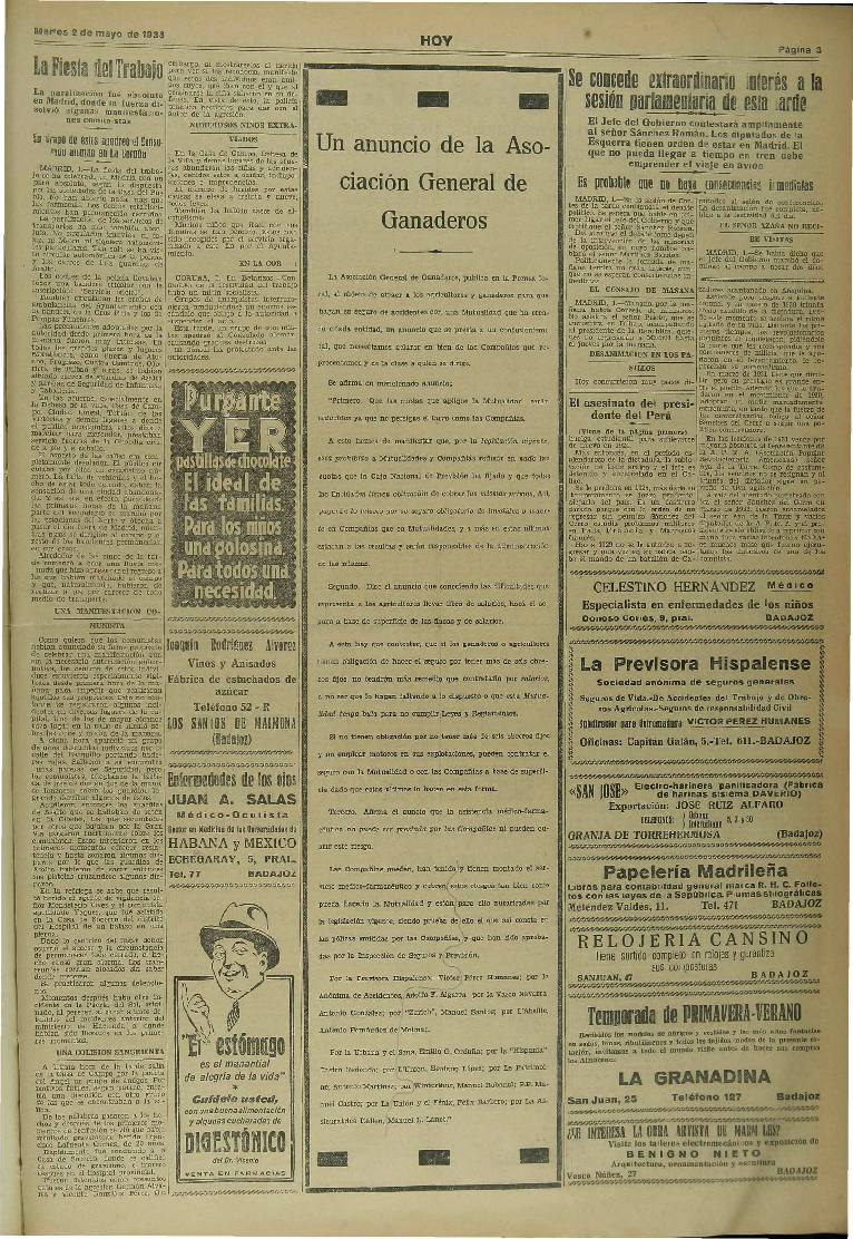 El 1 de mayo a lo largo de la historia en las páginas de HOY