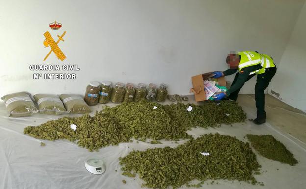 En lo que va de año se han intervenido 700 kilos de droga y 18.000 plantas de marihuana en la región