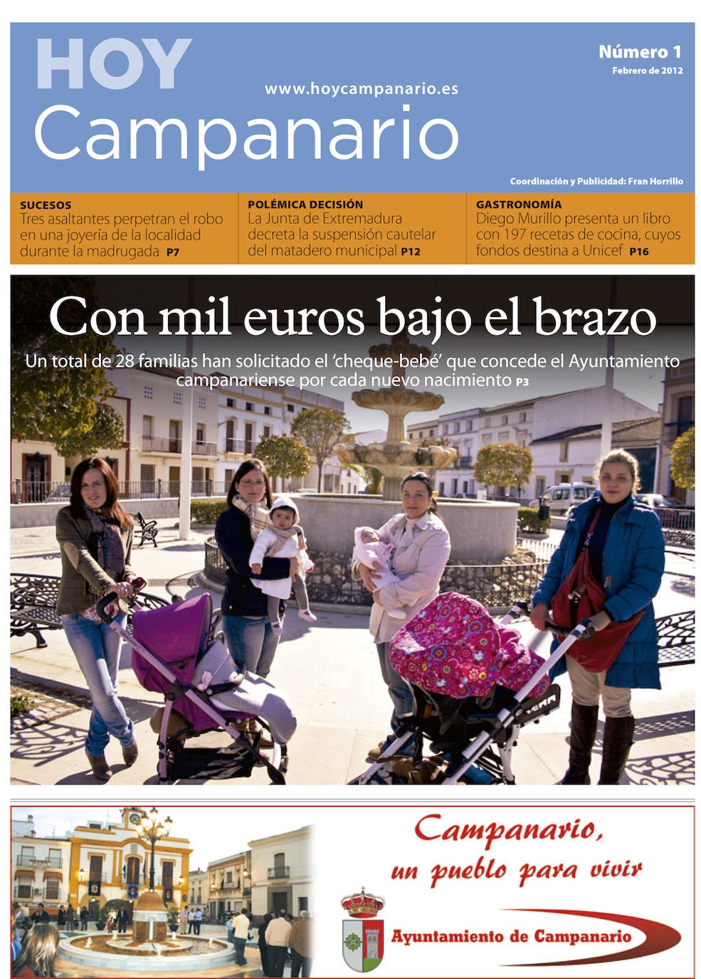 Campanario, portada a portada