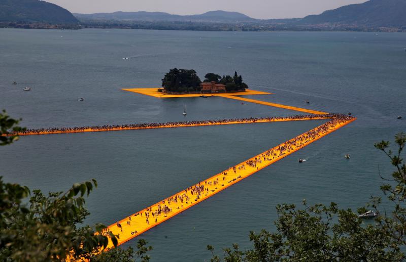 El gran 'arte medioambiental' de Christo