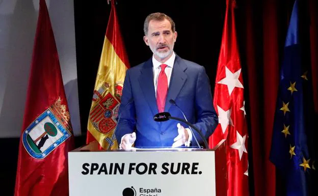Felipe VI envía un mensaje al mundo de «fe y confianza» en España