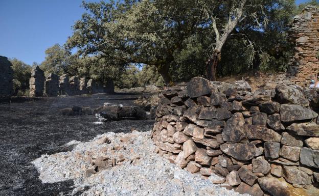 El incendio forestal de Fregenal afectó al yacimiento de Nertóbriga