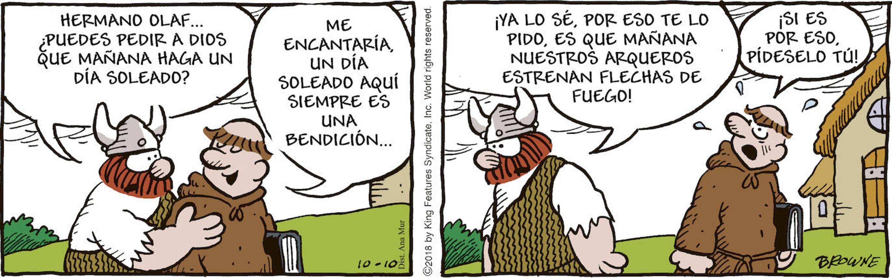 La viñeta de Olaf