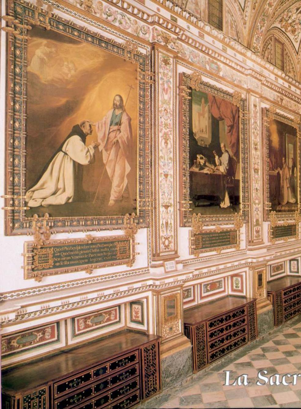 Los frailes que guardan el Monasterio de Guadalupe