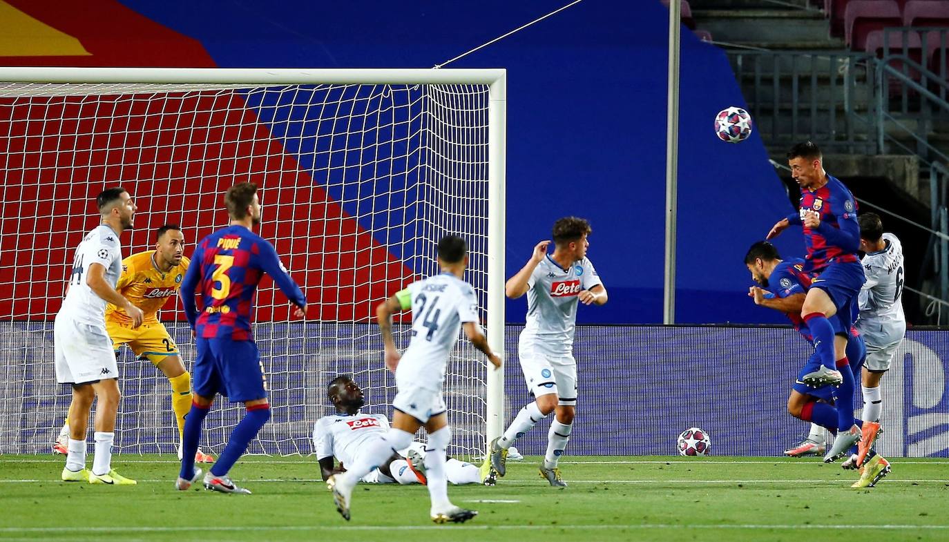 Las mejores imágenes del Barcelona-Nápoles
