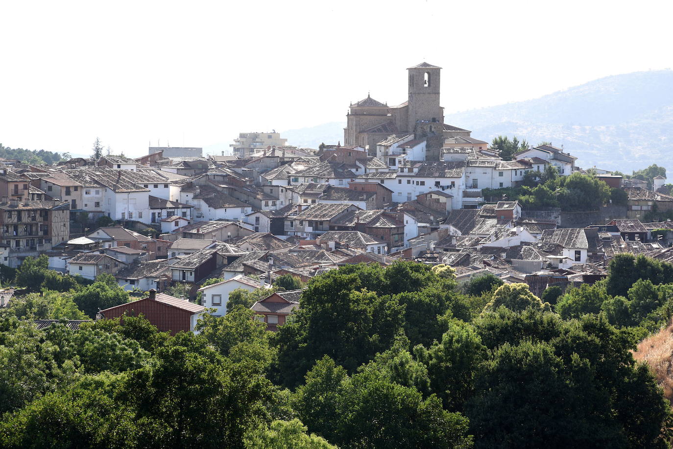 Tres charcas en el pueblo de Hervás