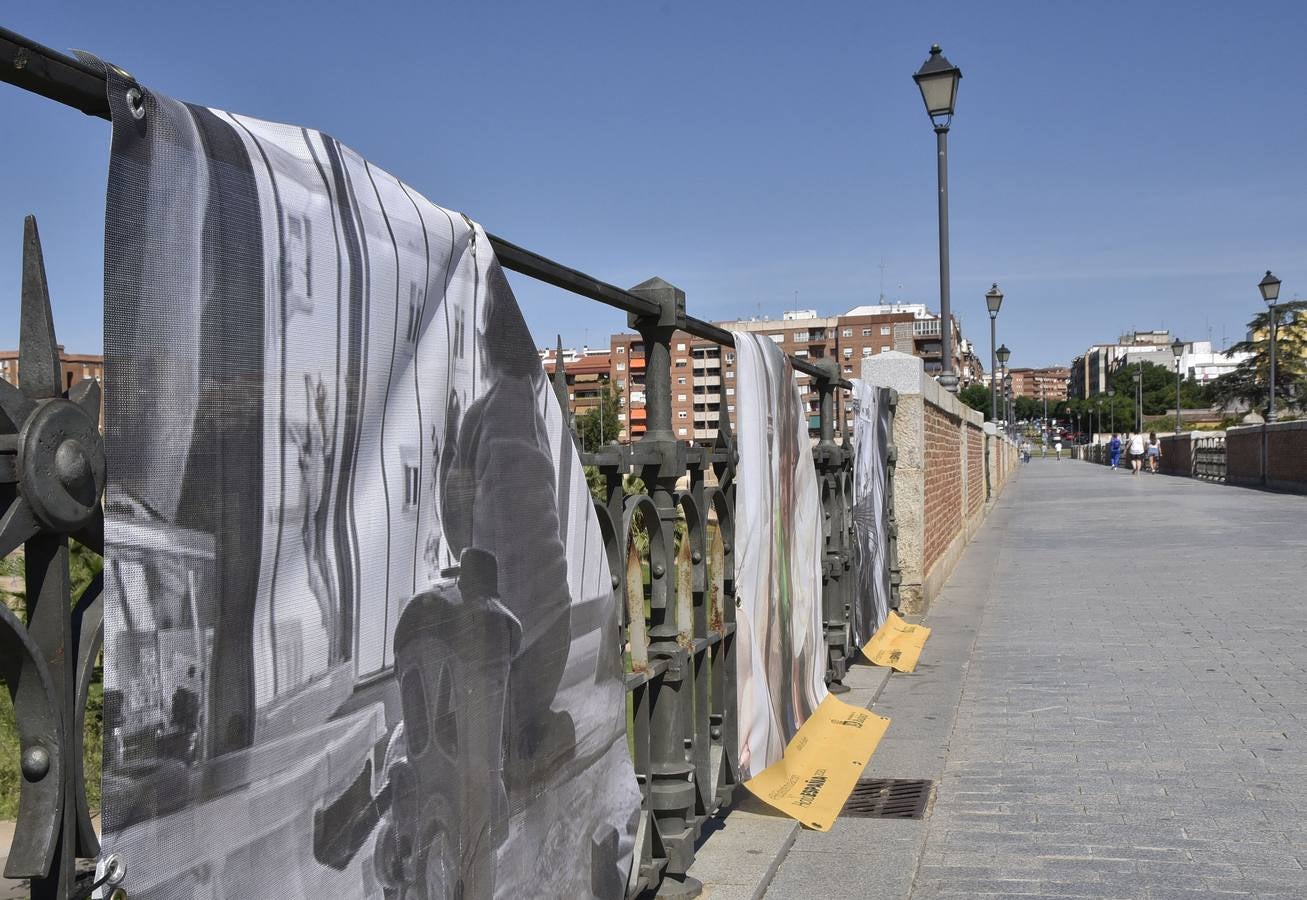 El PSOE critica el mal estado de la exposición de PHotoEspaña del Puente de Palmas
