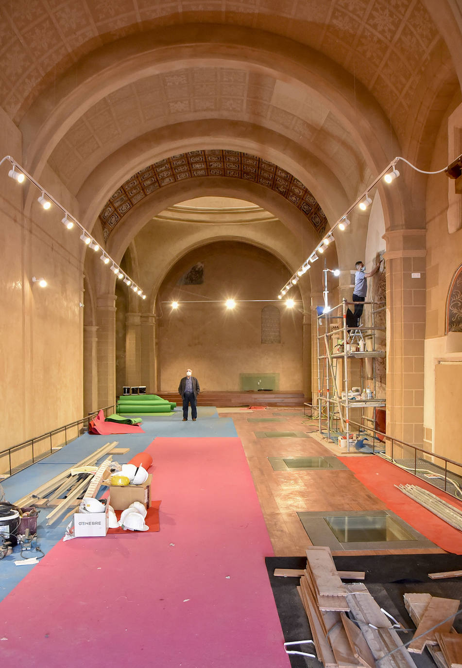 La iglesia de Santa Catalina se encuentra en la última fase de restauración