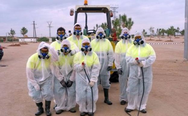 Valdelacalzada acoge un curso de Aplicador de productos fitosanitarios