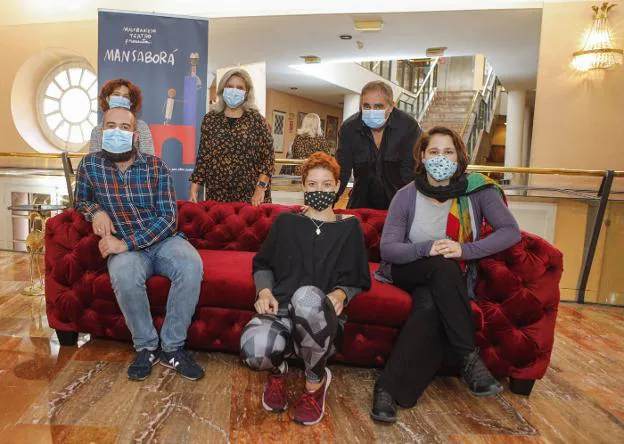 Presentación de la obra  'Mansaborá' ayer en el Gran Teatro. / A. MÉNDEZ