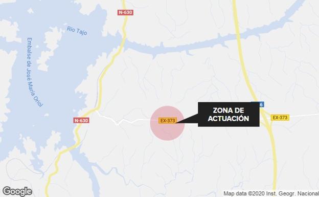 Licitada la obra para mejorar el tramo de la EX-373 que une la N-630 con la A-66