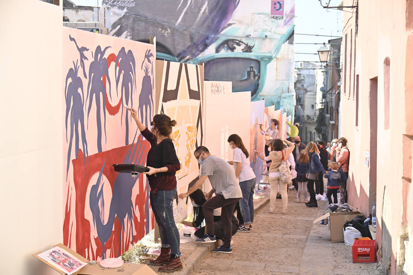 'Badajoz Pinta' llena de arte el Casco Antiguo