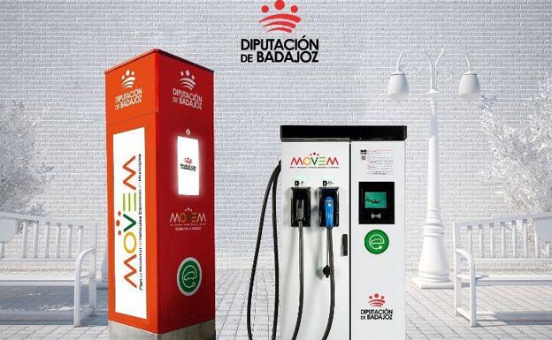 La Diputación instalará en Calamonte un punto de recarga semi-rápida para vehículos eléctricos