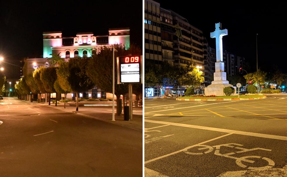 «Solo he visto policías, ambulancias, coches fúnebres y algún despistado»