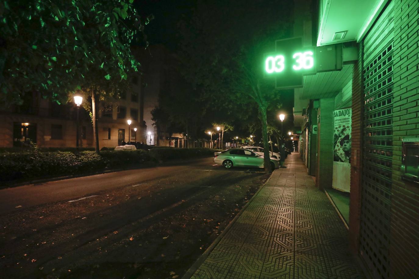 Calles vacías en Cáceres y Badajoz por el toque de queda