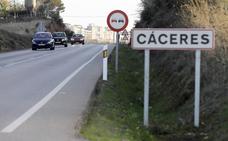 La carretera de Cáceres a Casar tendrá detectores de ciclistas