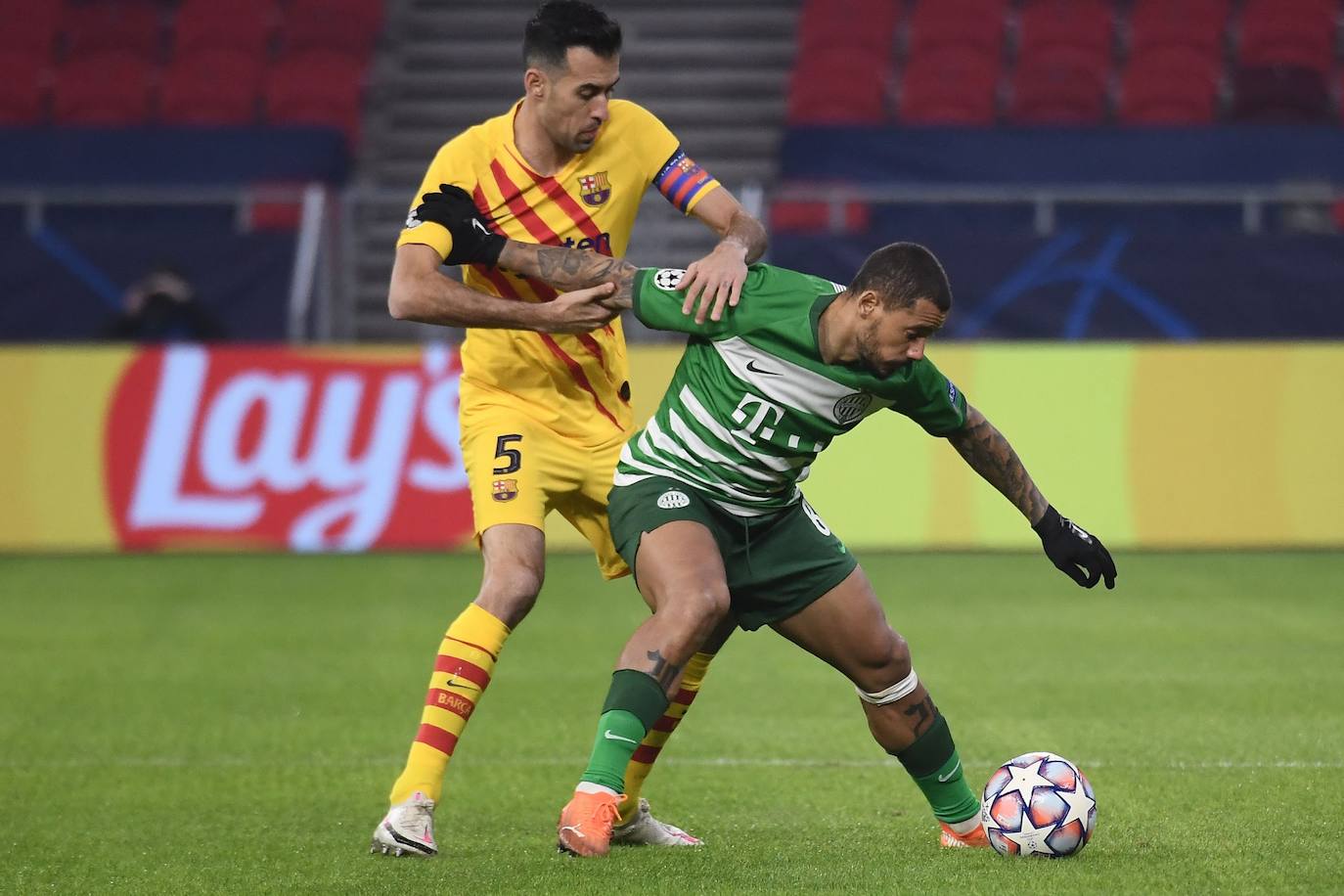 Las mejores imágenes del Ferencvaros-Barcelona