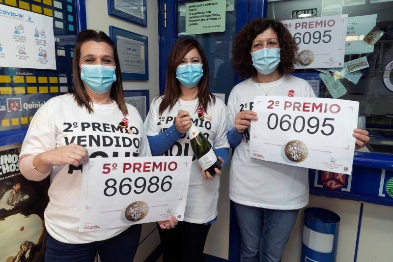 La celebración del segundo premio