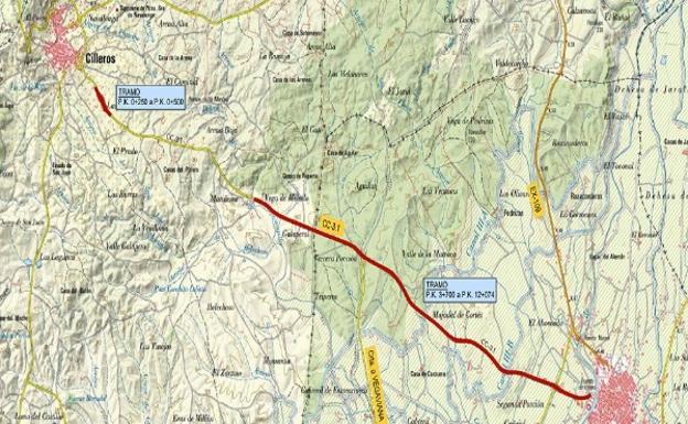 La Diputación de Cáceres destina 1,16 millones a mejorar tres vías provinciales