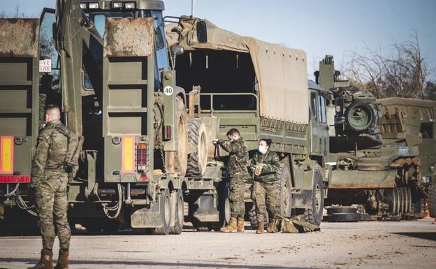 La Brigada Extremadura XI se desplaza a Guadalajara para paliar los efectos de las nevadas