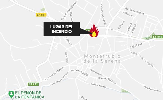 Una mujer de 83 años muere en el incendio de una vivienda en Monterrubio