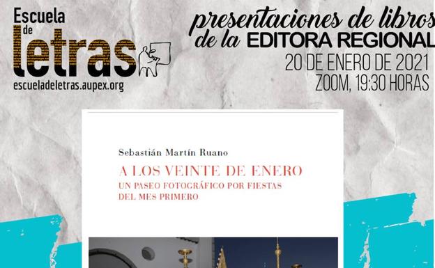 Sebastián Martín Ruano presenta su libro en el programa Escuela de letras