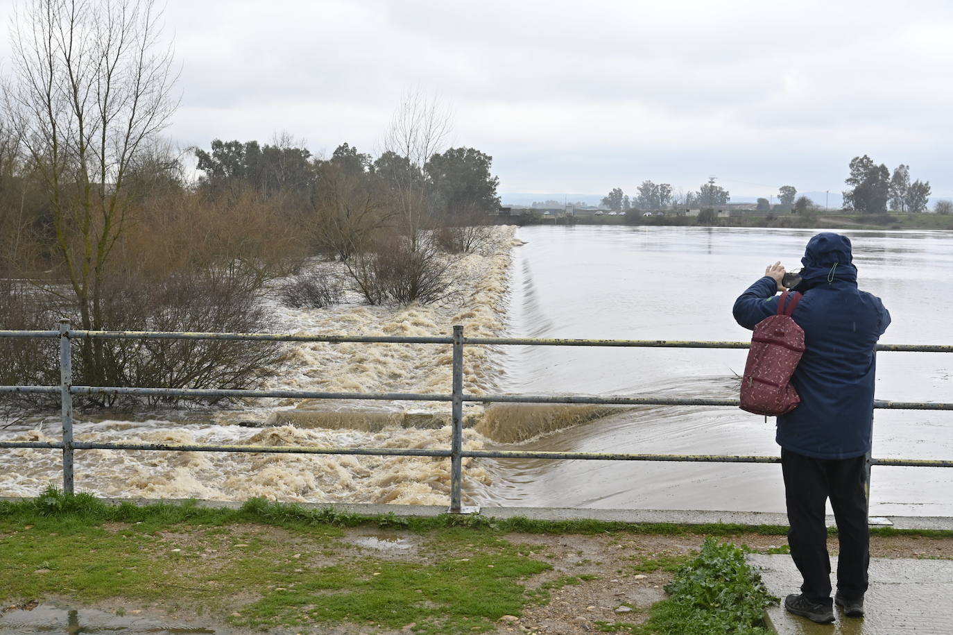 Los cauces del Guadiana y de los arroyos Rivillas y Calamón a su paso por Badajoz