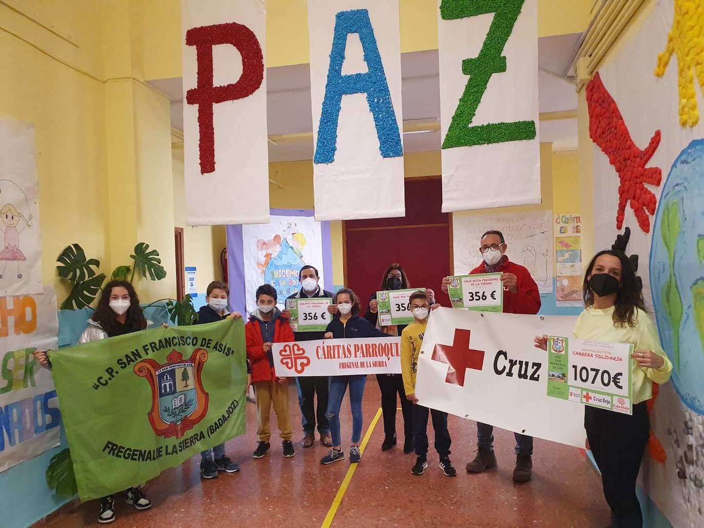 El CEIP San Francisco de Asís recauda 1070 euros en la carrera solidaria 2021