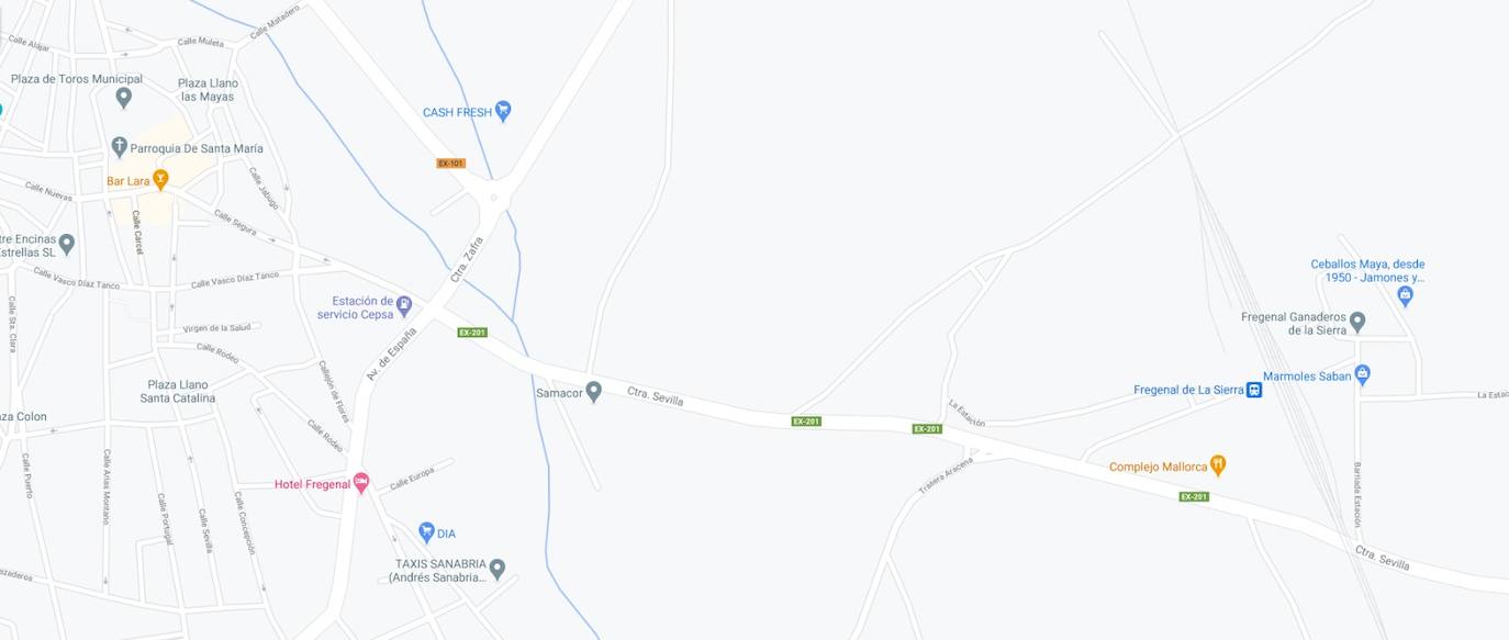 Sale a licitación la mejora de la EX-201 desde Fregenal hasta el límite con Huelva