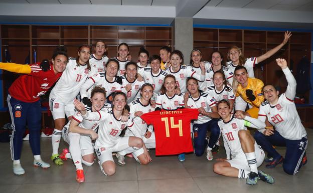 La selección femenina, a la Eurocopa con una goleada de época
