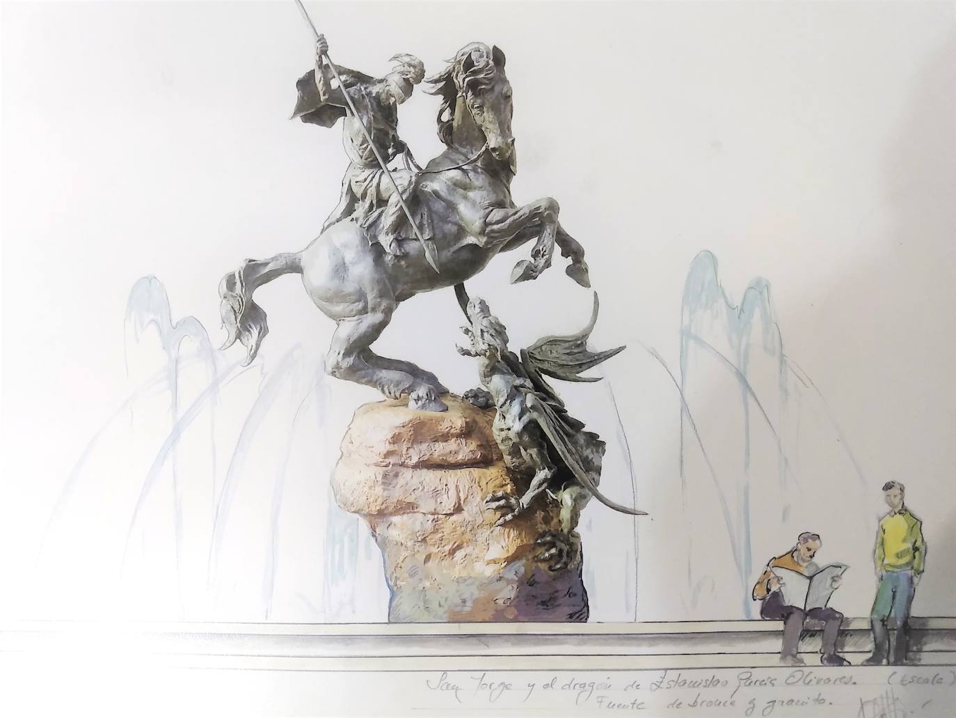 Desde la moto de papel | La gran estatua que Cáceres debería tener de su patrón que, por dejadez, no tiene