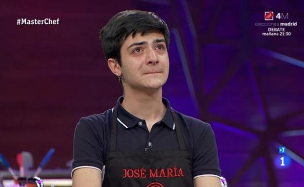 José María, la expulsión más dolorosa de 'MasterChef'