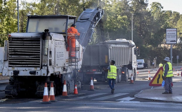 La semana que viene arranca en Badajoz la campaña de asfaltado en 25 calles