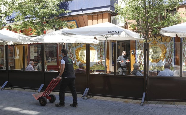 La hostelería de Cáceres sigue solicitando nuevas ampliaciones y cerramientos de terrazas