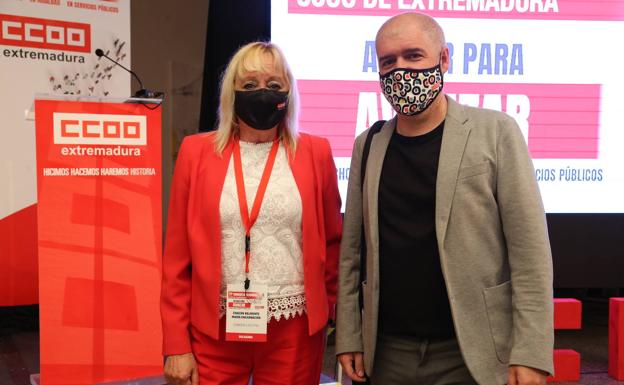 Encarna Chacón, reelegida secretaria general de CC OO