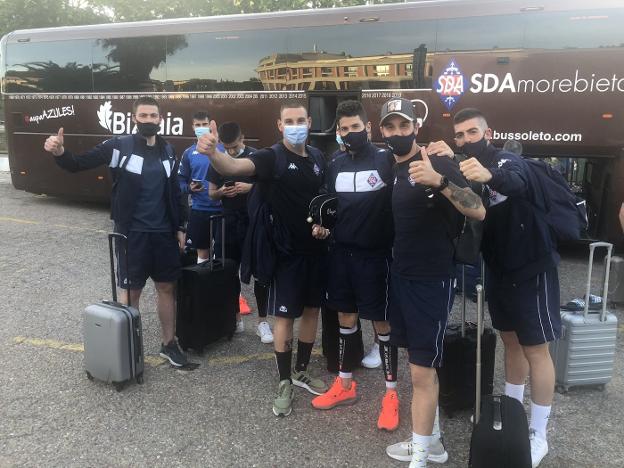 La expedición del Amorebieta ya está en Extremadura