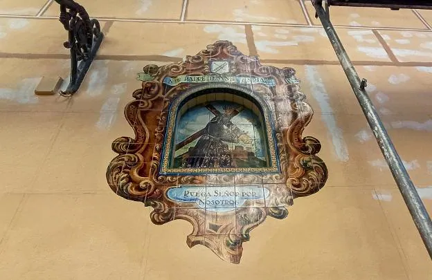 Mural del Cristo de la Espina en el convento de las Descalzas. / CASIMIRO MORENO