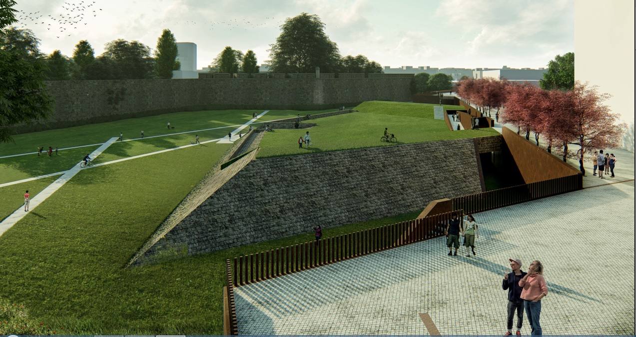 Así será el corredor verde de la Calle Stadium