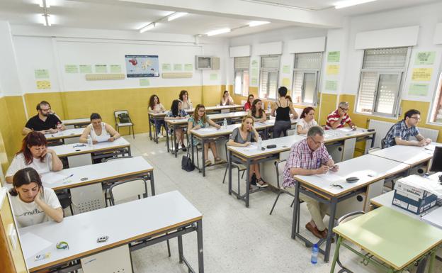 Las oposiciones docentes no contemplan otro día para aspirantes en cuarentena