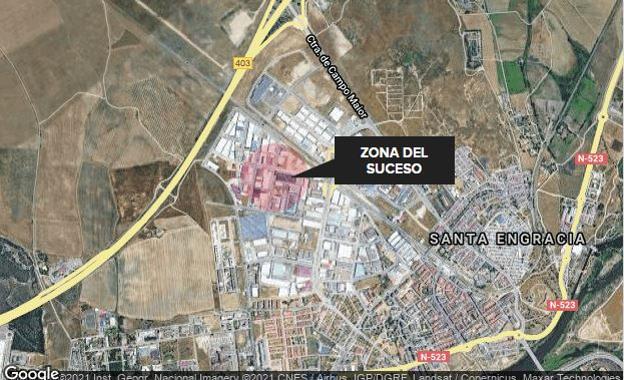 Detenido cuando trataba de robar una furgoneta de reparto en el polígono de Badajoz