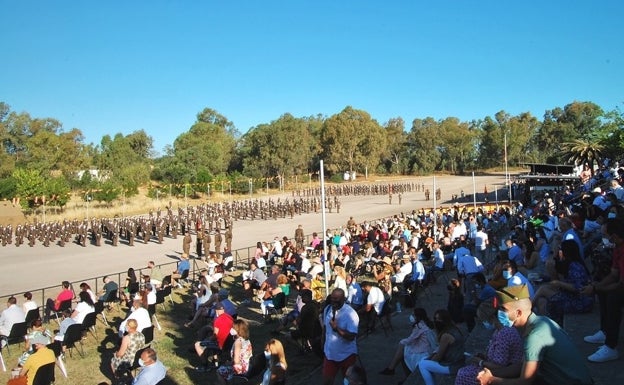 Vuelven los familiares a las juras de bandera en el Cefot de Cáceres