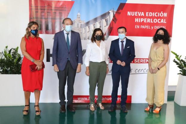 Dolores Benegas, Álvaro Rodríguez Guitart, Manuela Martín, Miguel Ángel Gallardo y Sol Gómez. / E. DOMEQUE