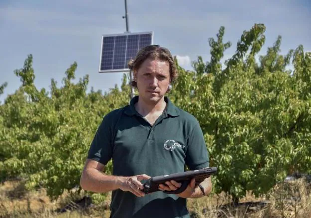 Jesús Gil, responsable de Proyectos de I+D en el departamento de Agricultura de CTAEX. / CASIMIRO MORENO