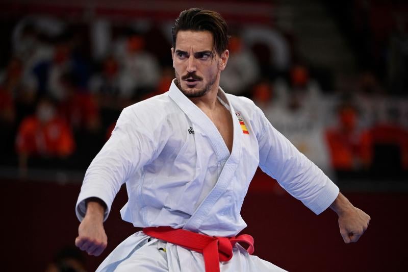 Damián Quintero, medalla de plata en kata