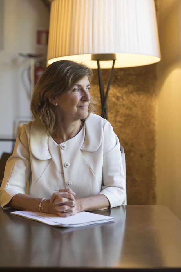 Pilar García, presidenta de la Fundación Caja Extremadura. / HOY
