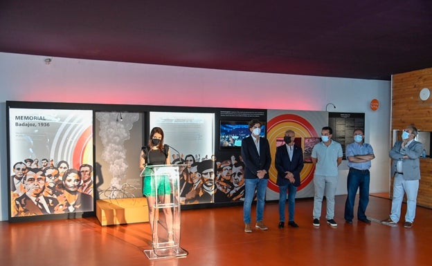 El Palacio de Congresos es ya un lugar de memoria de la matanza de Badajoz